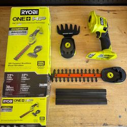 RYOBI ONE+ HP 18V Compact Brushless Shear Shrubber (Tool Only)