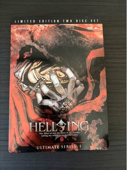 Hellsing Ultimate Limited Edition DVD Box Set Vol. 1–4 with Alucard Figurine