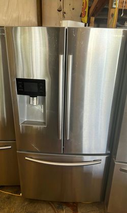 Modern Samsung French Door Refrigerator with Water Dispenser
