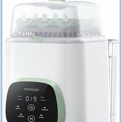 Momcozy KleanPal Pro Baby Bottle Washer, Sterilizer & Dryer - All-in-One Cleaning Machine for Bottles, Pump Parts & Baby Essentials - Time-Saving & Ef