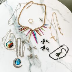 10 piece unique jewelry bundle