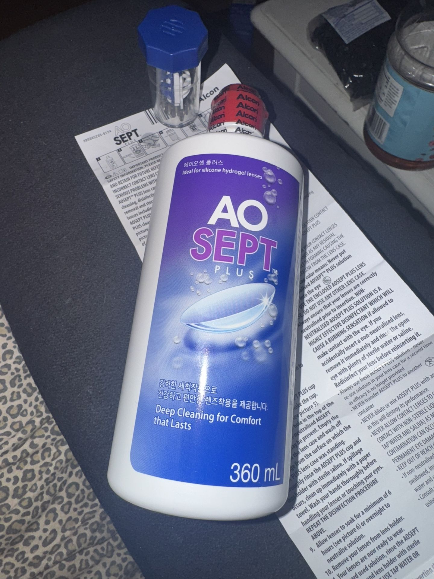 AO SEPT PLUS Ideal for silicone hydrogel lenses Deep Cleaning for Comfort that Lasts