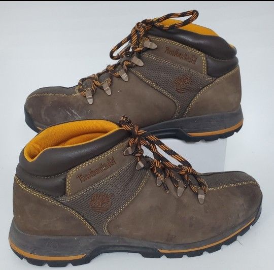 EUC Timberland Size 10.5 Leather Tie Up Boots