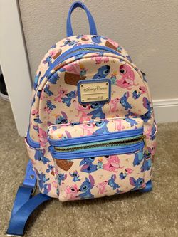Loungefly Disney Parks Stitch & Angel Mini Backpack
