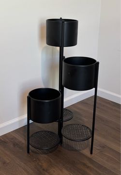 Barrel Bucket 3-Tier Plant Stand