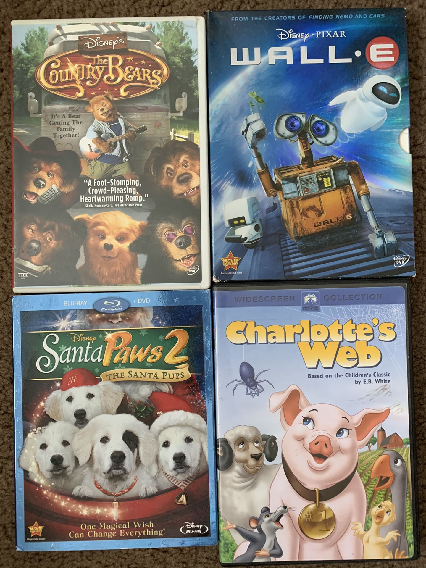 DVDs. $3 each