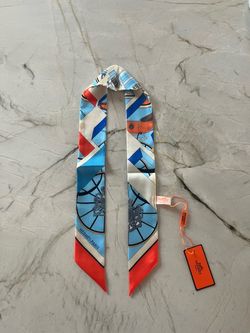 Hermès Paris Silk Twilly Scarf