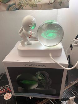 The lamp Astronaut Crystal Orb Light