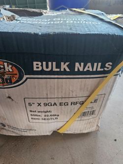 Nails, lots and lots of nails.