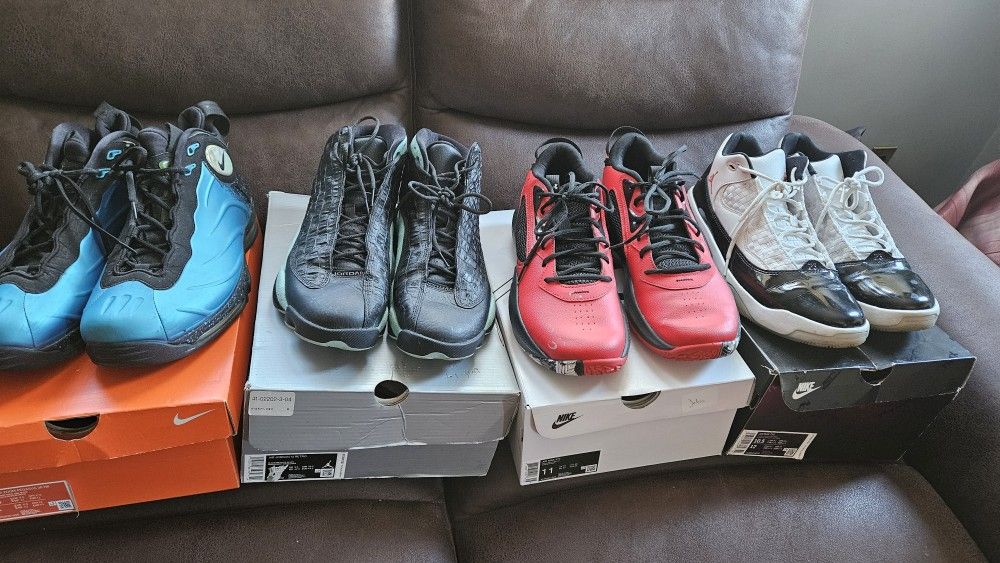 Nike Airforce, Retro AIR Jordan 13,  Black and White Air Jordan