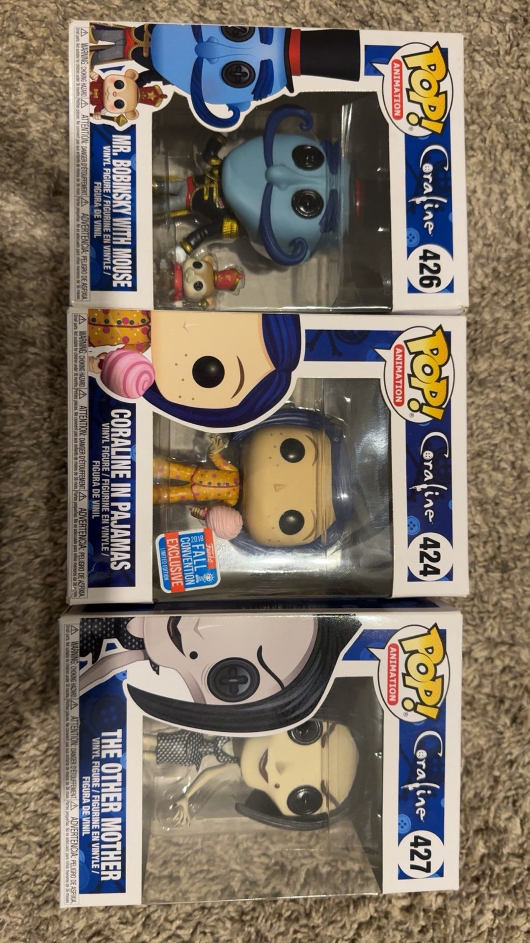 Coraline Funko Pops