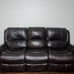Reclinable Leather Couches