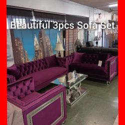🤩 New Year Sale Sofa Loveseat And Chair Set 