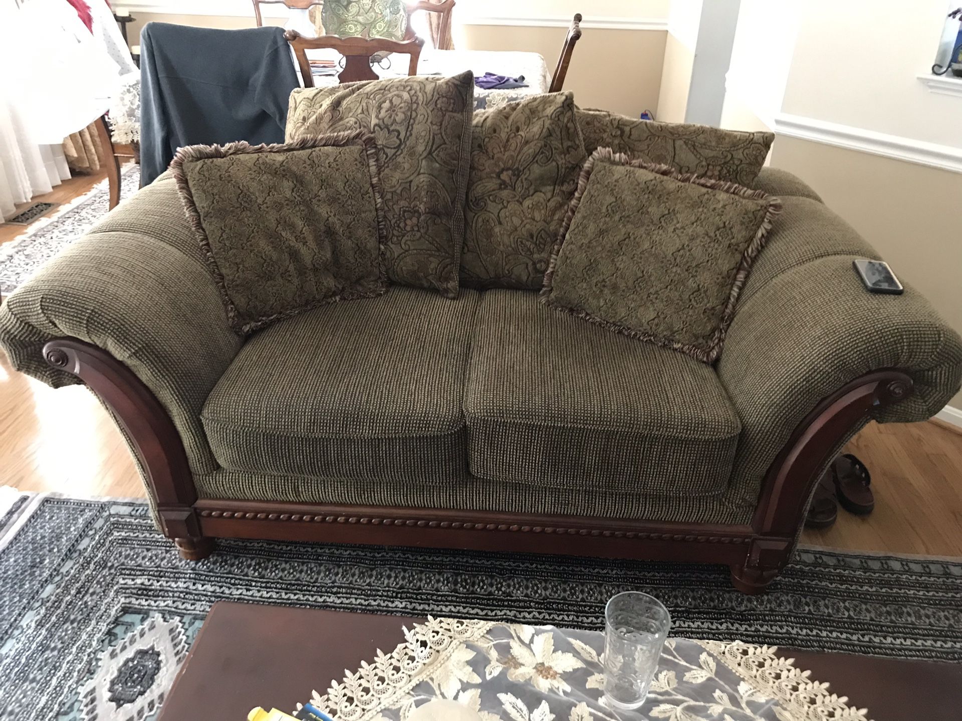 Couch and matching loveseat for sale