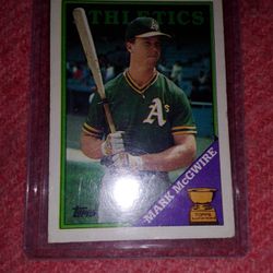 Mark McGwire Topps Rookie Card 