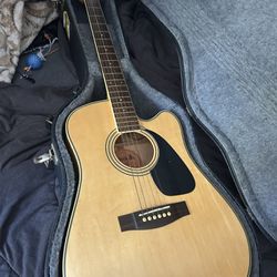 Sammick Acoustic Electric Guitar With Case