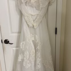 Wedding dress and undergarments 