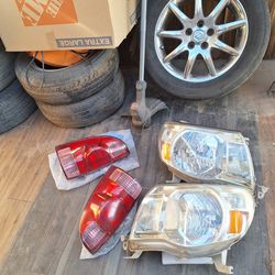 Amplifier, Tires, cobalt bumper and Tacoma lights