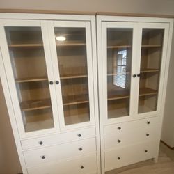 IKEA Hemnes Cabinet (2) White Farmstyle