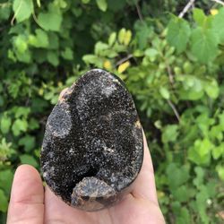 Septarian Dragon Stone Egg with Druse – 3.25" 🐉