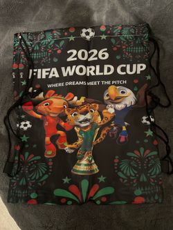 World cup drawstring backpack