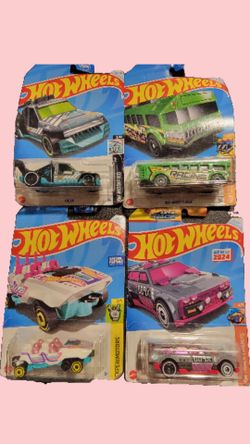 Hot Wheels Cars Set of 4