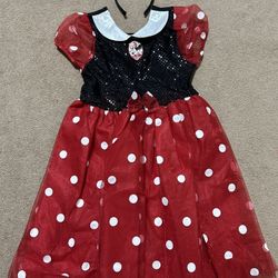 Girl Disney Minnie Mouse Costume