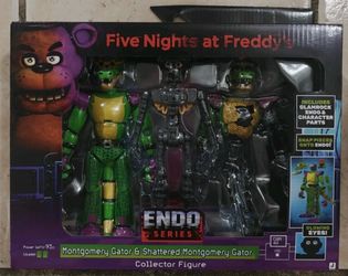 Five Nights at Freddy's FNAF MONTGOMERY GATOR & SHATTERED MONTGOMERY ENDO Series