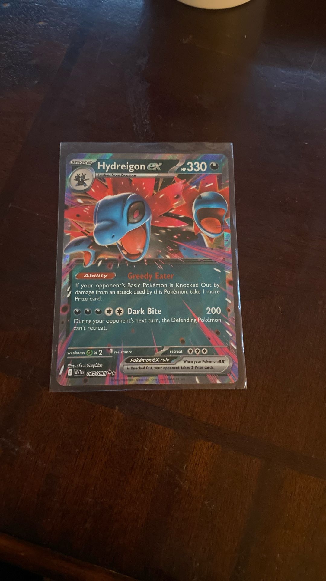 Pokemon TCG SV: White Flare #067/086 Hydreigon EX