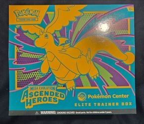 Pokémon TCG Mega Evolution Ascended Heroes Elite Trainer Box Pokémon Center Exclusive