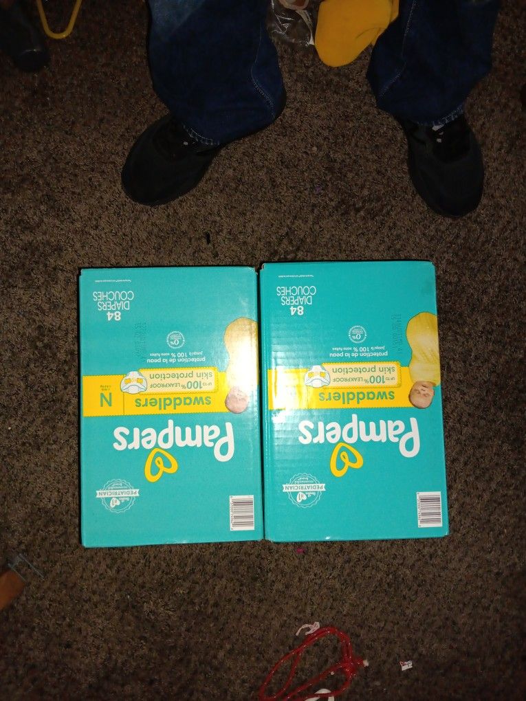 Pampers New Born Diapers 84 Count Awsome Deal