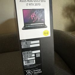 ASUS ROG G512 I7 RTX 2070