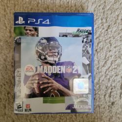 PS4 NFL MADDEN 21