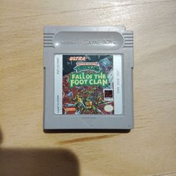 Nintendo Game Boy TMNT The Fall of the Foot Clan Video Game Cartridge Only