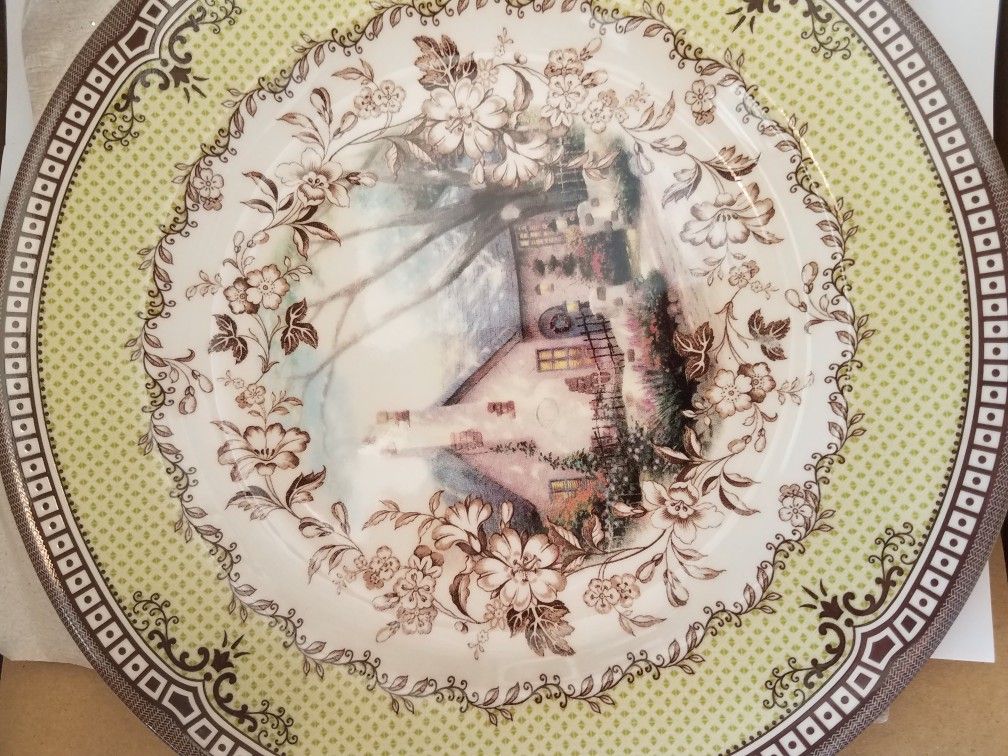 Thomas kinkade plates set of 4