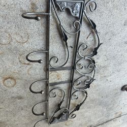 Iron Wall Mount  ( Jackets , Hats ) 