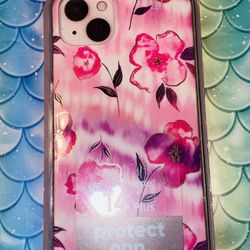 PINK💕PURPLE🟣LIGHT PINK🌸WHITE⚪️TIE DYE BACKGROUND IPHONE📱14 PLUS PHONE📱CASE💕🌸🟣🌺