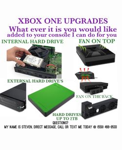 XBOX ONE UPGRADES & REPAIRS