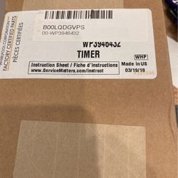 Washer Timer/ Whirlpool 