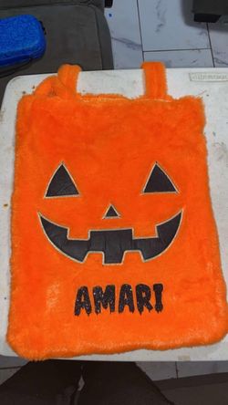 Personalized Fuzzy Trick or Treat Bags🎃