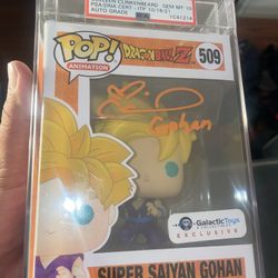 SIGNED Gohan Funko Pop