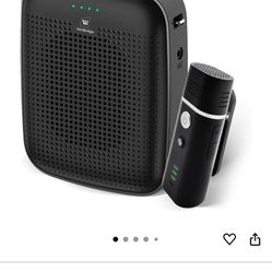 Voice Amplifier with Wireless Lapel Microphone