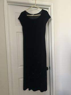 Vintage Black Velvet Studio M Dress
