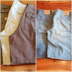 Mens Shorts - Size 34 - Quicksilver, US Polo Assn, Levi's 