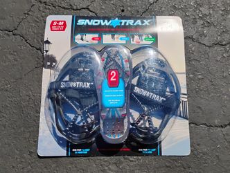 Snow Trax Snow Ice Traction Small Medium S-M Fits Women 5-9 Men up to 7.5 2-Pack