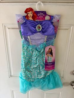 Disney Princess Ariel Dress Girls Size 4-6x