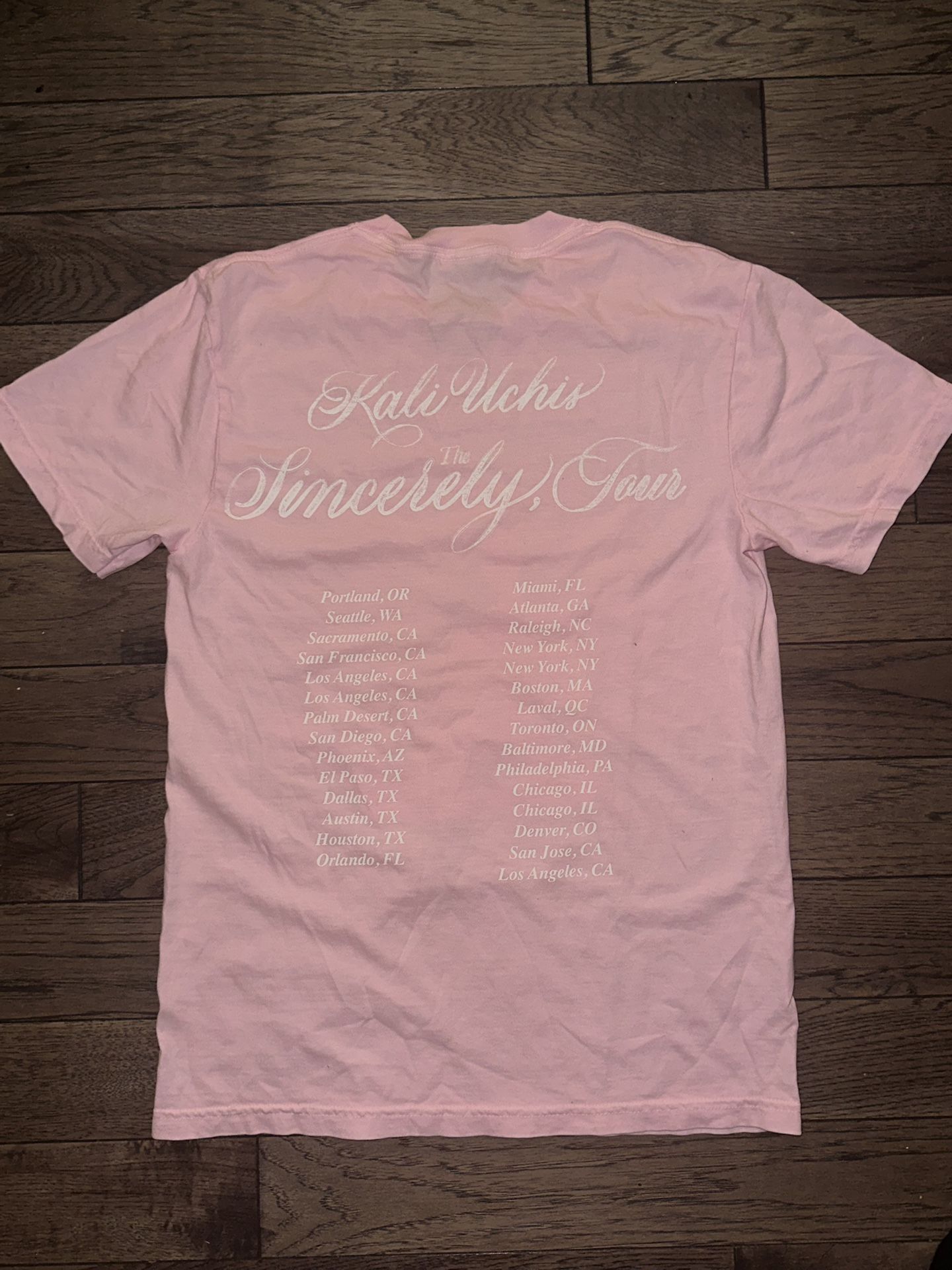 Kali Uchis Sincerely, Tour 