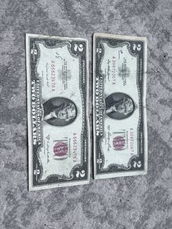1953 Two Dollars Bills 