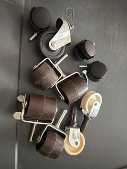 Assorted Furniture Caster Wheels Lot (Furniture, Chair & Equipment)