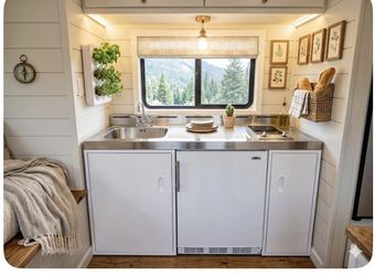 Brand new all in one kitchenette ready to be set up